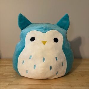 Flip A Mallows Squishmallows Dawn Fawn Deer Brown & Winston Owl Blue 12" (M101)